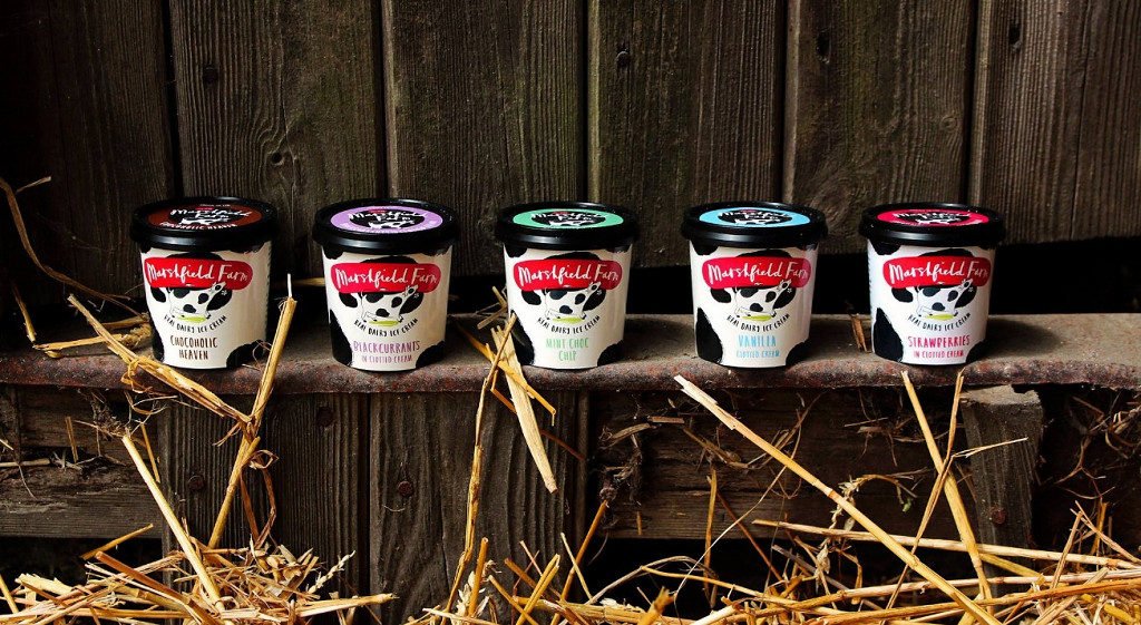 Marshfield Farm icecream in its natural habitat